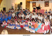 The "Kinderfest" groups of dancers