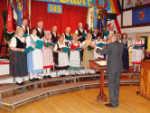 The Edelweiss Choir, Manfred Petz conducting, soloist Gretel Schauer