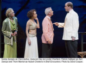 Goldie Semple as Clara Bethel, Deborah Hay as Louise Charteris, Patrick Galligan as Karl Sandys and Thom Marriot as Hubert Charteris in Brief Encounters.  [photo by David Cooper]