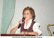 Lena Forstner, President of the Women's Auxiliary