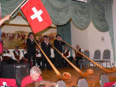 The Alphorn players