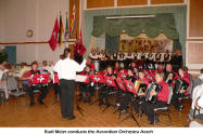 Rudi Meier conducts the Accordion Orchestra Aesch