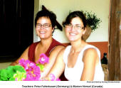 Teachers: Petra Falterbaum (Germany) & Marion Hensel (Canada)  [photo provided by Herwig Wandschneider]