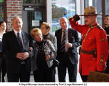 A Royal Mounty salute observed by Toni & Inge Baumann