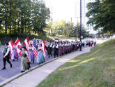 Trachtenmusikkapelle from Nussdorf from Scarborough City Hall to Danube Swabian Club  [photo: Toni Baumann]