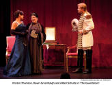 Kristen Thomson, Dawn Greenhalgh and Albert Schultz in "The Guardsman"  [production photo by Cylla von Tiedemann]