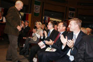 Honouring of the Huber Family, introduction by Helene Schramek, presentation by Ernst Friedel