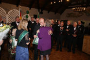 The two honourary members, Elisabeth Ploetner & Willi Rahn with the Concordia Choir