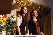 Brenna Robins and Wendy Dobson duet