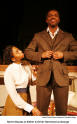 Raven Dauda as Esther & Kevin Hanchard as George  [photo: David Hou - courtesy Canadian Stage Theatre]