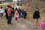 Groups of visitors