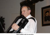 Albert Dittgen and his accordion