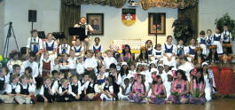 Participants at the Weiss-Blau Bayern Juniors' Kinderfest