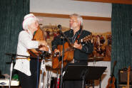 Impromptu entertainment by Rudi Beleri, Ingrid and Dany Szauter