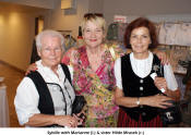 Sybille with Marianne (l.) & sister Hilde Mrasek (r.)