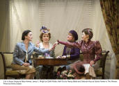 ltr.: Jenny Young as Mary Haines, Jenny L. Wright as Edith Potter, Kelli Fox as nacy Blake and Deborah Hay as Sylvia Fowler in the Women. Photo by Emily Cooper.