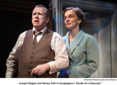 Joseph Ziegler and Nancy Palk in Soulpepper's "Death of a Salesman"  [production photo by Cylla von Tiedemann]