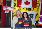 At the German Language School Concordia booth