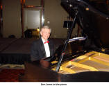 Ken Jones at the piano