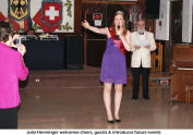 Julia Henninger welcomes choirs, guests & introduces future events