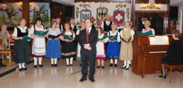 The Edelweiss Choir with Linda Marcinkus and Dr. Richard Heinzle conducting