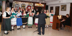 The Edelweiss Choir with Linda Marcinkus and Dr. Richard Heinzle conducting