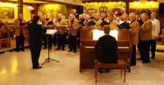 The Male Choir, Dr. Richard Heinzle conducting