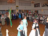 Parade of costumes and flags