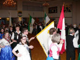 Parade of costumes and flags