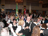 Parade of costumes and flags