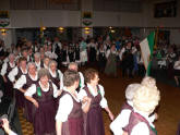 Parade of costumes and flags