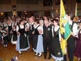 Parade of costumes and flags