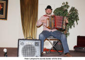 Peter Lamprecht and his accordion