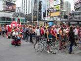 FIFA crowd at Dundas Square