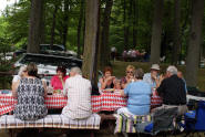 A lot of folks at this picnic