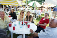 Lots of guests in a splendid setting