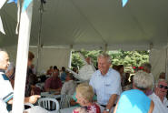 Lots of guests in a splendid setting