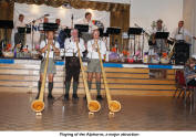 Playing of the Alphorns, a major attraction