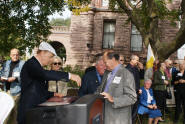 Honouring the contributions of Otto Rosenmeier of Brandt Meats and Steve Bruendl of Dimpflmeier Bakery