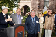 Honouring the contributions of Otto Rosenmeier of Brandt Meats and Steve Bruendl of Dimpflmeier Bakery