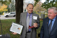 Honouring the contributions of Otto Rosenmeier of Brandt Meats and Steve Bruendl of Dimpflmeier Bakery