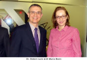 Dr. Robert Luck with Maria Bozic