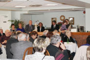 The community attending the wake